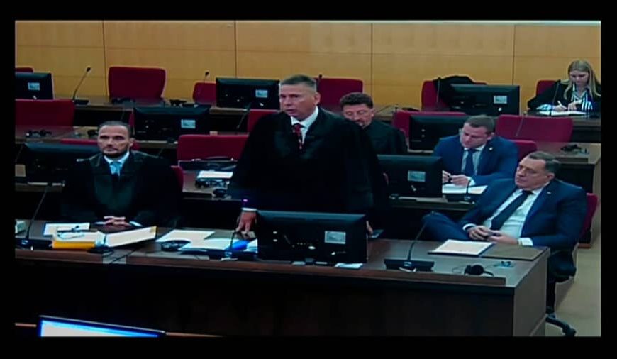 Milorad Dodik u Sudu BiH: Pogledajte snimak iz sudnice