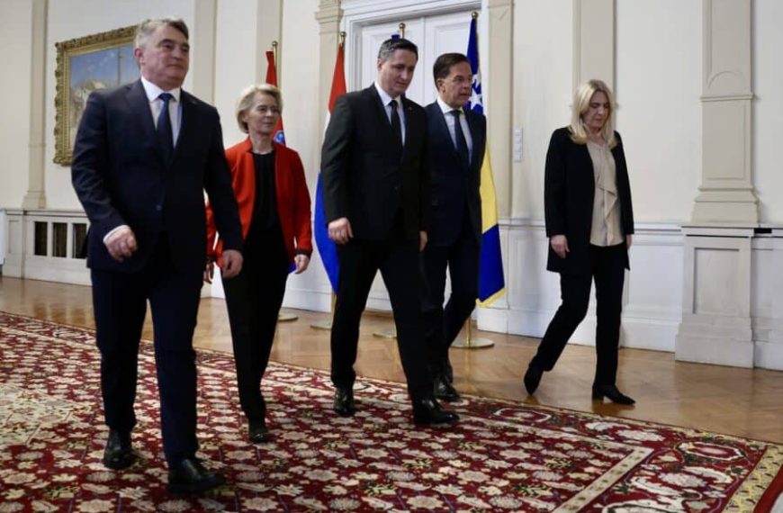 Diplomatski skandal: Hrvatski premijer Plenković se nije pojavio u Predsjedništvu BiH zbog Komšića, ali zastava Hrvatske je tu