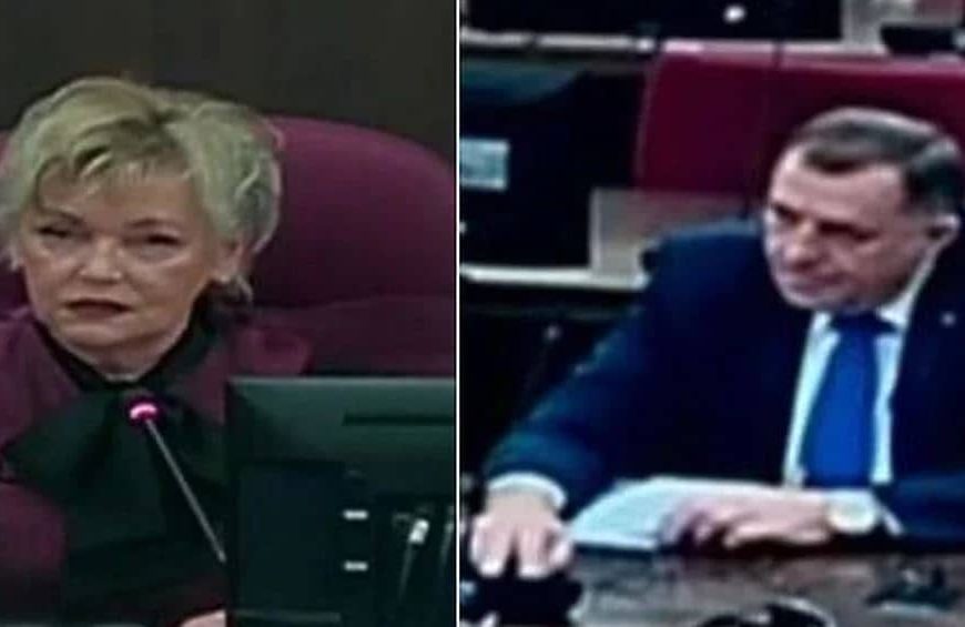 Pogledajte snimak iz Suda Bosne i Hercegovine: Dodik prekidao sutkinju i zbunjen pitao “Ko ste vi”