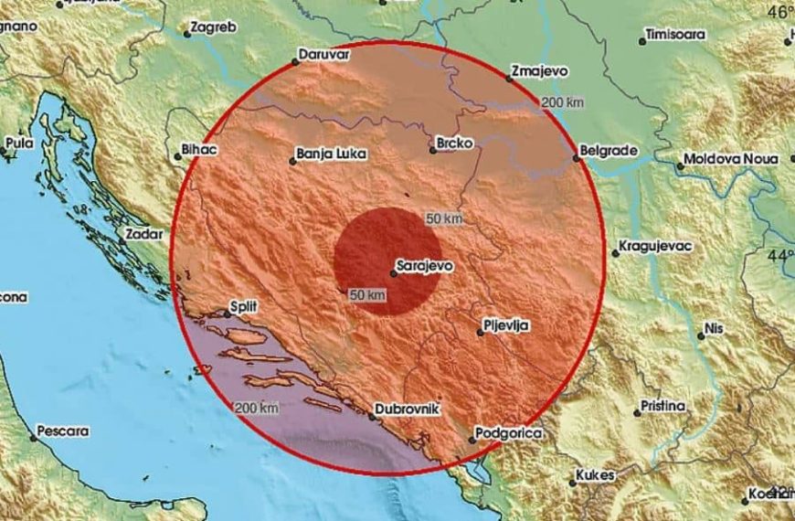 Nakon prvog jutros: Još jedan zemljotres zatresao Sarajevo