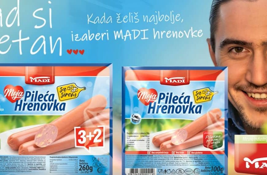 MADI predstavio novi proizvod: Moja pileća hrenovka sa…