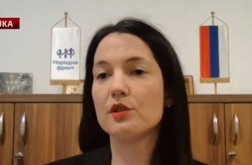 Predsjednica Narodnog fronta Jelena Trivić vrlo otvoreno progovorila: “Da nema mene, na glasačkom listiću bismo imali dva kandidata SNSD-a”