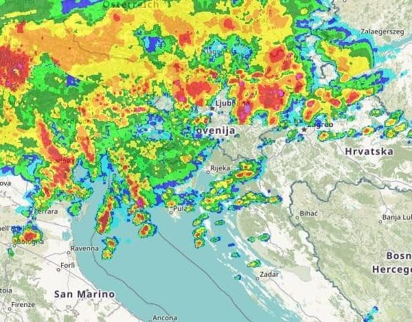 Pogledajte kakvo nevrijeme ide prema Balkanu, proglašen meteoalarm