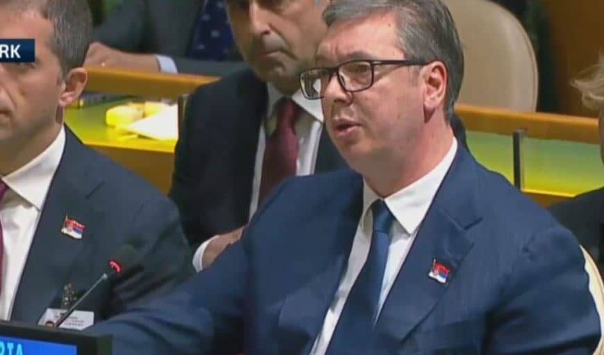 Aleksandar Vučić iznio optužbe na sjednici UN-a o Srebrenici: “Pitam Njemačku zašto su skrivali pripreme za ovu rezoluciju”