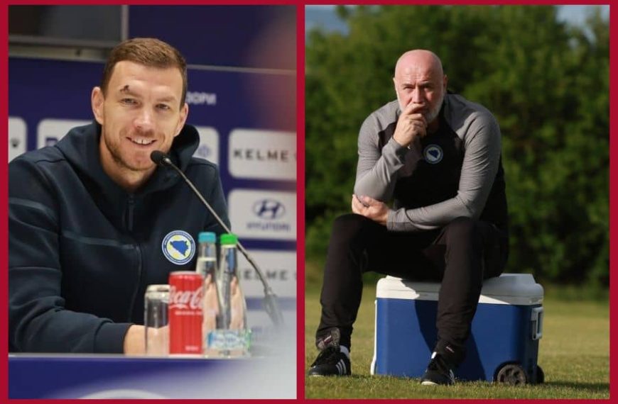 Edin Džeko veoma emotivno progovorio o Sergeju Barbarezu: “Kada vidim da mi je on selektor, sva ova imena, ponosan sam, a zamislite tek momke koji imaju 20-21 godinu, kako oni gledaju na to…”