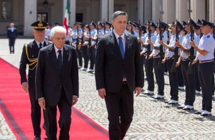 Denis Bećirović sa predsjednikom Italije, poručio je: “Nema razdruživanja u BiH, ona nije nastala udruživanjem entiteta”
