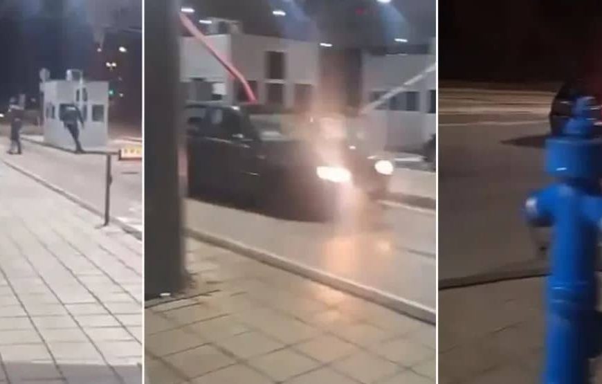 Dramatičan snimak: Golfom probio graničnu blokadu u BiH, bježao policiji i poginuo