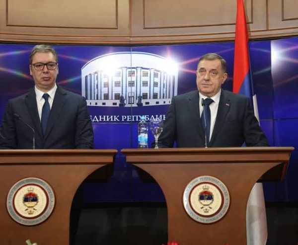 Vučić i Dodik/ Foto, predsjednik RS, Borislav Zdrinja