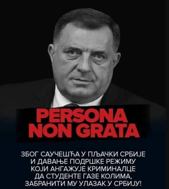 Fotografija koju je objavio Sandulović