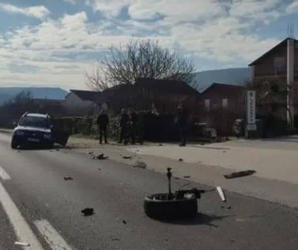 Teška nesreća na magistralnom putu M-17: Dijelovi automobila rasuti po cesti, ima povrijeđenih