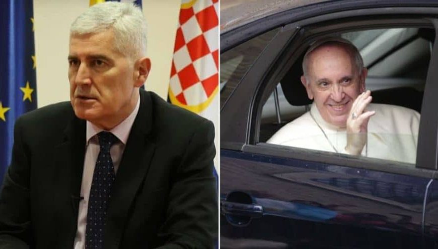 Kako je papa Franjo “postidio” Dragana Čovića: “Ja idem u Audiju A8 s aerodroma, papa ide u nekom tamo Fordu”