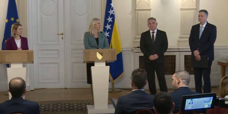 Vidno nervozna Željka Cvijanović se “objašnjavala” visokoj predstavnici EU: “Uhapsi, skloni s vlasti, to je sve što čujem u Sarajevu”