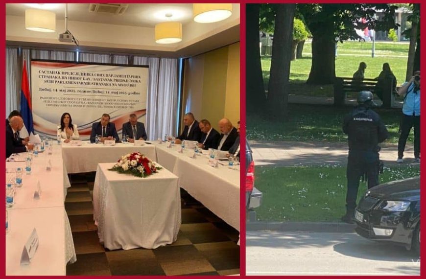 Milorad Dodik doživio pravi fijasko u Doboju: Pogledajte i kako izgleda njegovo obezbjeđenje