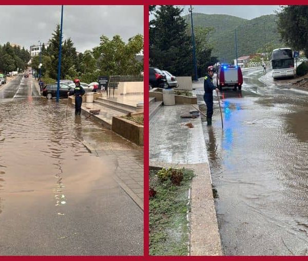 Pogledajte haotične posljedice nevremena u Neumu: Stvorile se bujice, ulice pod vodom