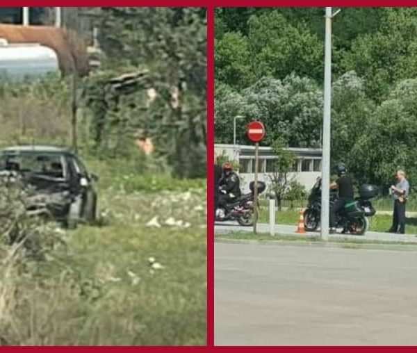 Teška saobraćajna nesreća na M-17, automobil završio u livadi: Tri osobe su povrijeđene