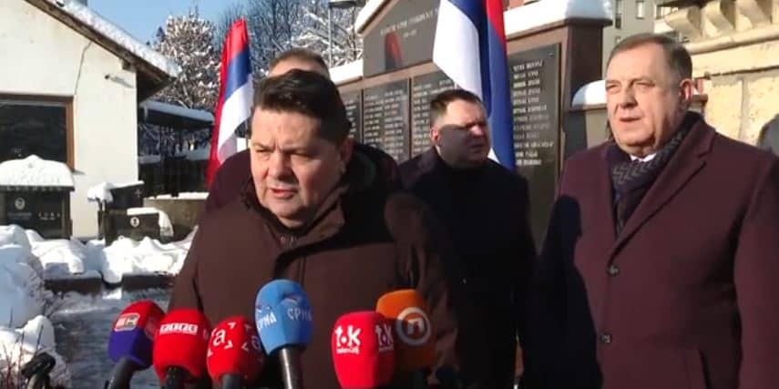 Stevandić i Dodik, Screenshot, RTRS