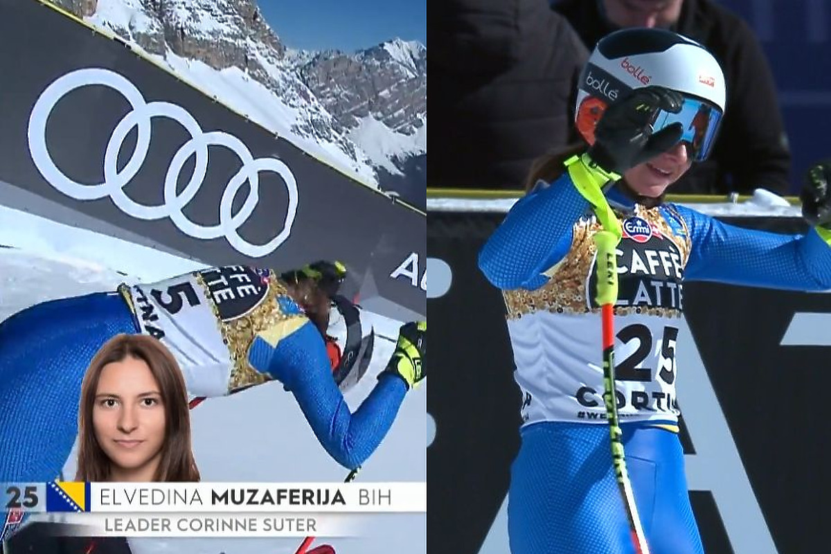 Fantastičan rezultat bh. skijašice Elvedine Muzaferije na superveleslalomu u Cortini d'Ampezzo