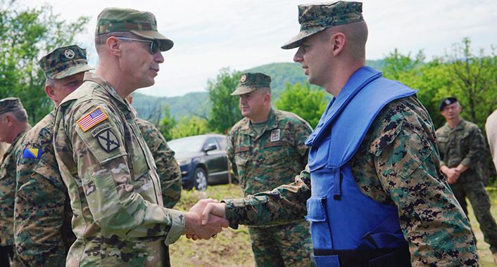 Komandant Eric Folkestad: “Reforme koje NATO pomaže Bosni i Hercegovini da sprovede su jako važne”