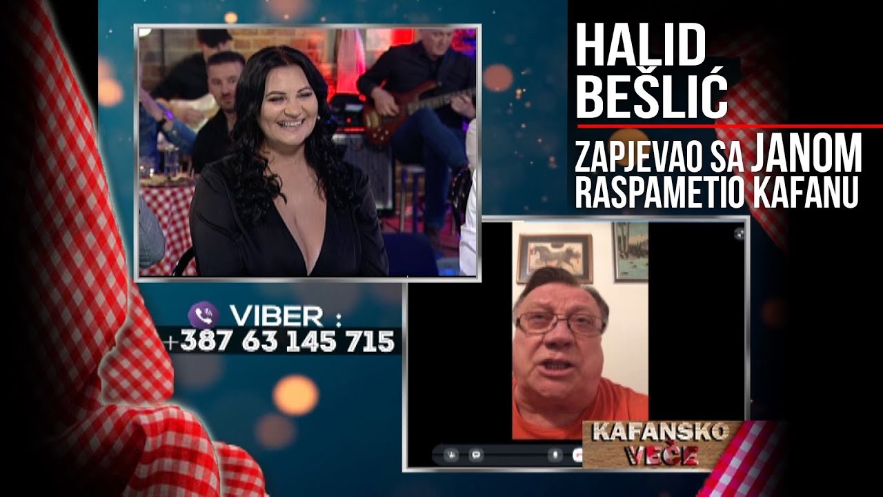 Legendarni Halid Bešlić oduševio “kafanu” i zapjevao sa Janom zajedničku pjesmu usred javljanja u emisiji!
