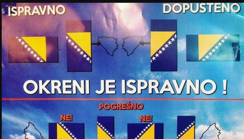 Znate li kako se pravilno postavlja zastava naše Bosne i Hercegovine?
