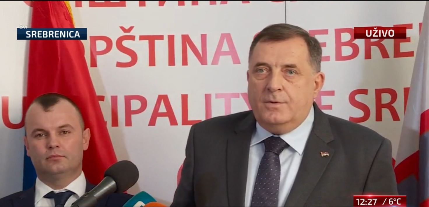 Milorad Dodik u Srebrenici: “Šta bih poručio Bakiru Izetbegoviću? To je kadija te tuži, kadija ti sudi? Šta da uradim ja, kome da se žalim?”