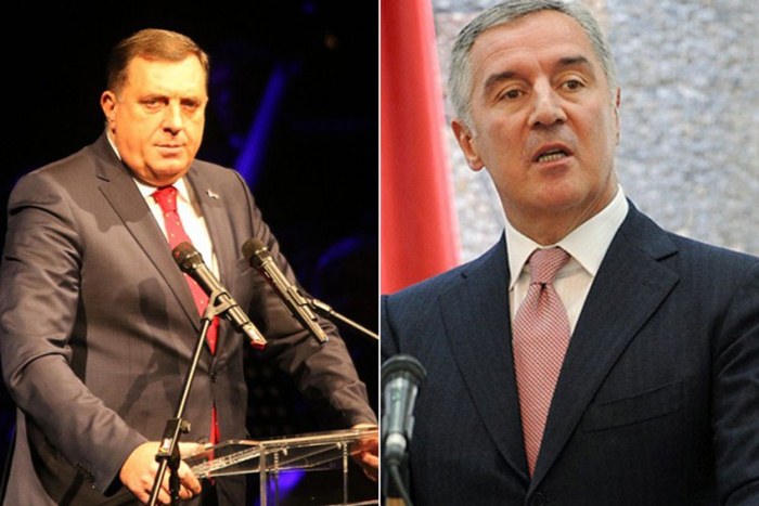 Milorad Dodik se obrušio na Milu Đukanovića zbog dešavanja u Crnoj Gori: “On je neprijatelj Srba”