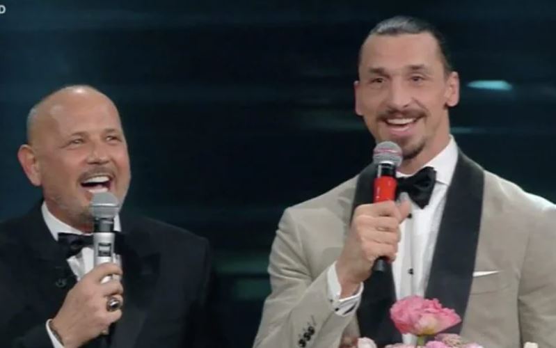 Zlatan Ibrahimović i Siniša Mihajlović zapjevali popularni hit na festivalu u Sanremu
