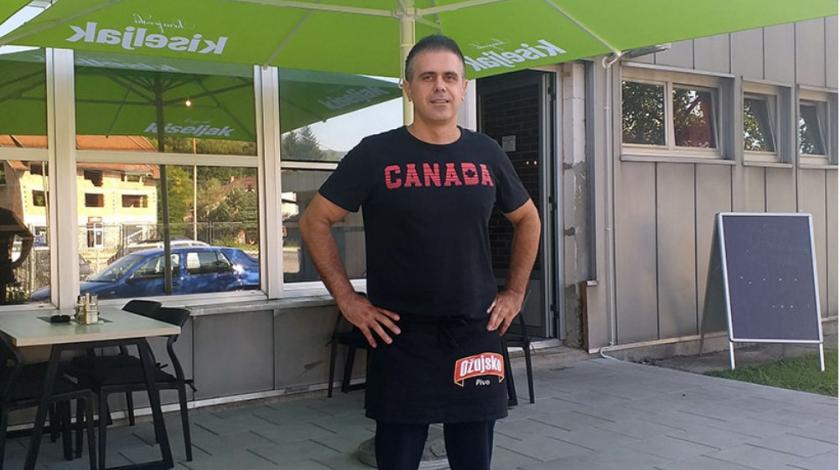 Došao iz Kanade u rodni kraj u BiH na odmor pa se zaposlio kao konobar