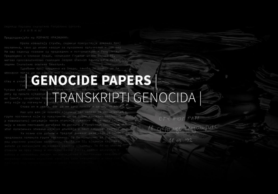 TRANSKRIPTI GENOCIDA SREBRENICA: Govori Karadžića, Krajišnika, Dodika: “Turčin je Turčin”