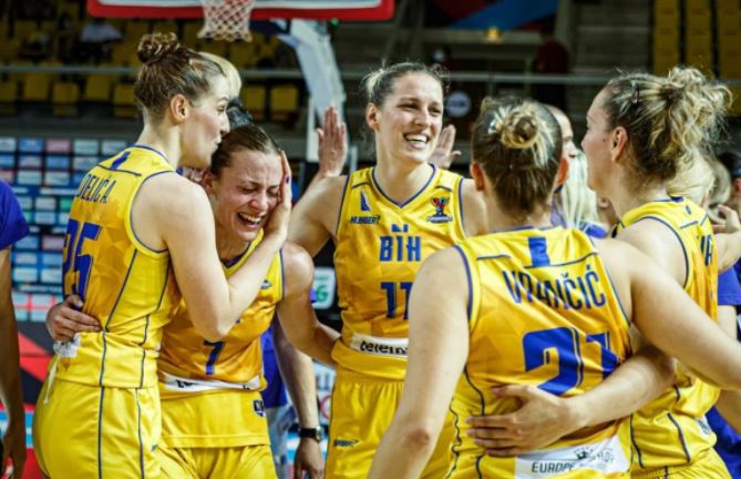 Ženska košarkaška reprezentacija BiH razbila Hrvatsku i plasirala se u četvrtfinale Evropskog prvenstva!